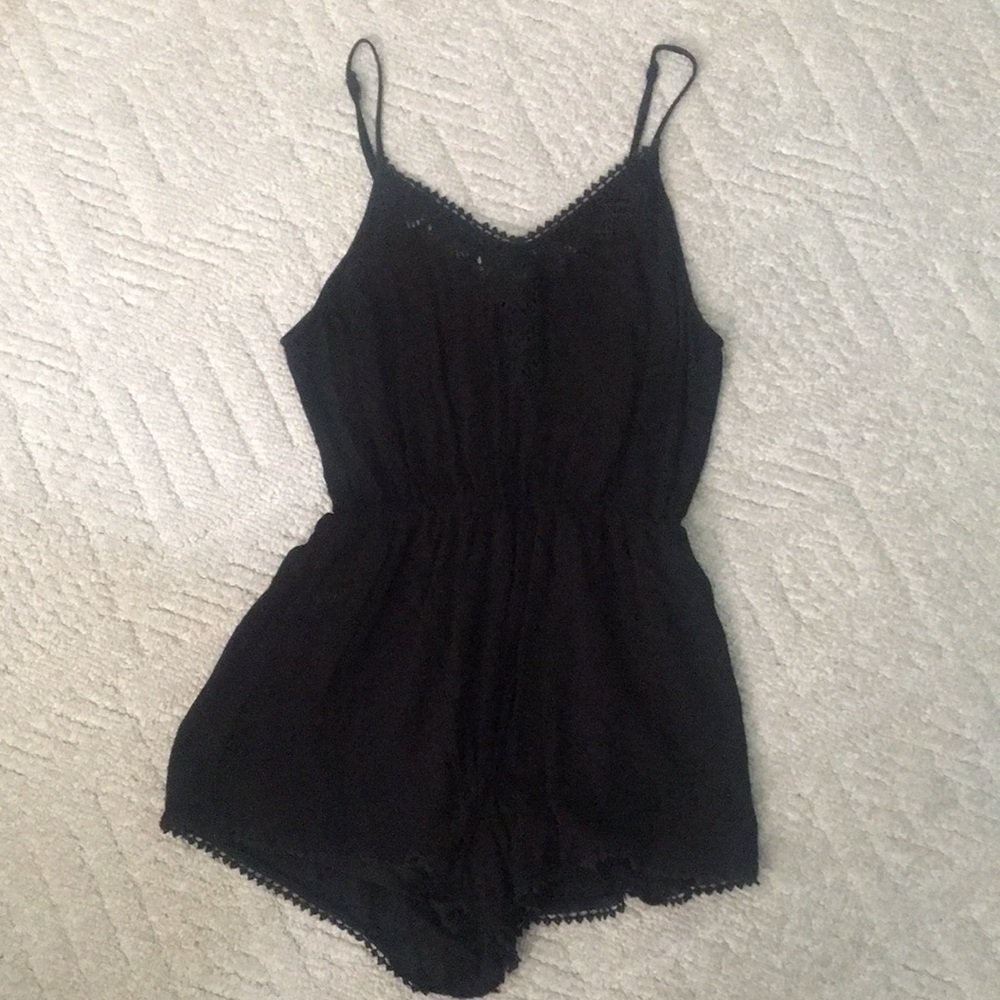 Lush brand black romper